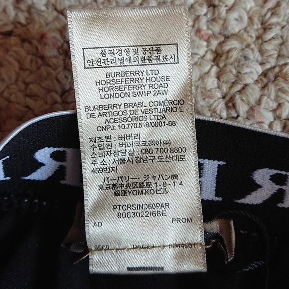 Burberry Plaid Logo Tape Vintage Check bikini bottoms in Brown size M - Picture 5 of 13